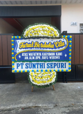Papan Bunga Duka di Kedungjati